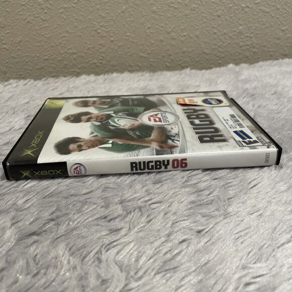 Rugby 06 (Microsoft Xbox, 2006) Disc and Blockbuster Case Stickers EA Sports - Picture 13 of 16